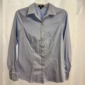 The Limited Essential Shirt Size S Blue & White Stripe